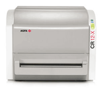 Image: The CR 12-X, a tabletop CR digitizer designed for general radiography, orthopedic, and chiropractic imaging (Photo courtesy of Agfa HealthCare).